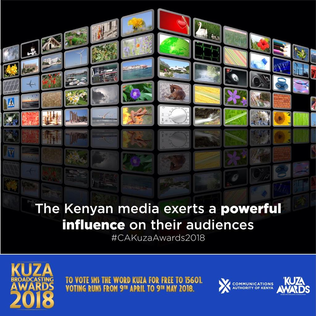 CA_Kenya's tweet photo. Are your Broadcasters impacting on your lives positively? Speak up. SMS KUZA to 15601 #CAProgrammingCode https://t.co/2FnSVrWOpI
