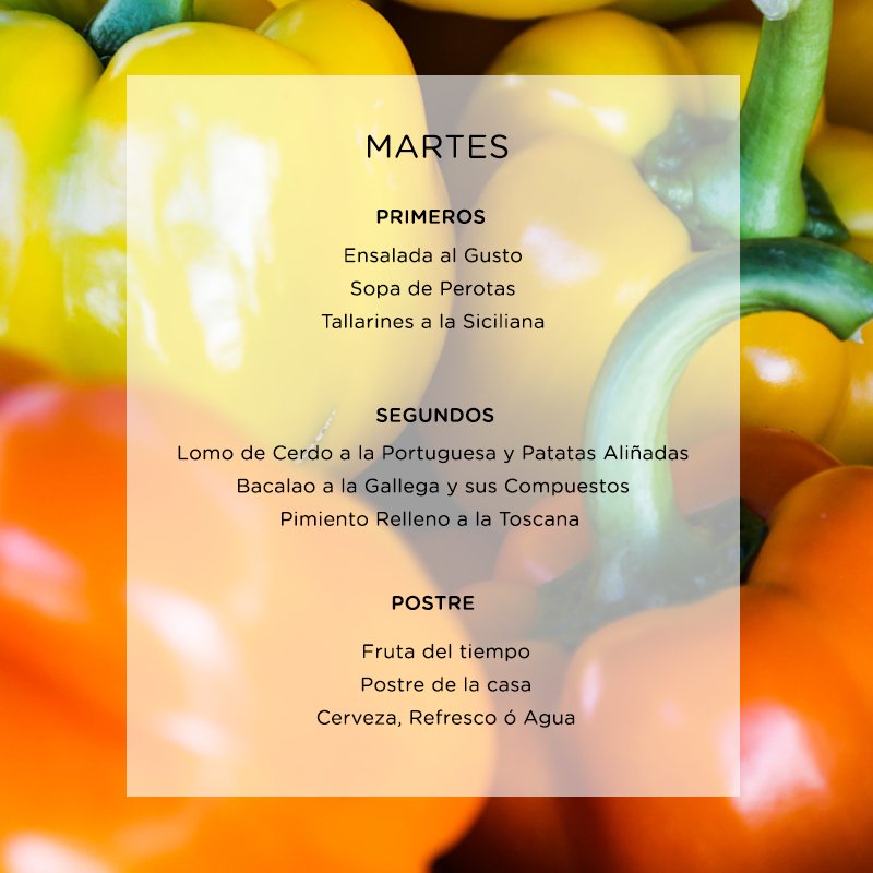 ZinkinnFood's tweet photo. Feliz día a todos  #cafeteria #rayoverde #thegreenray #ptamalaga 😃 #cocinamediterranea #productolocal #productomalaga #menudeldia #restauranteteatinos #ampliacionteatinos #martes #menumartes #felizmartes https://t.co/8gLhIua4FF