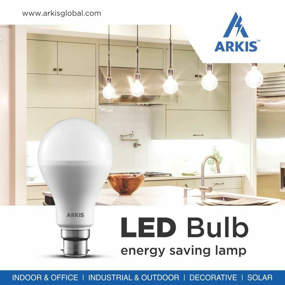 ARKIS 

LED BULB 
Let there be light - choosing the best LED bulb  
available in All Wattage  click <<<<  arkisglobal.in
                                                                                      Call us :- 0120-4519505
