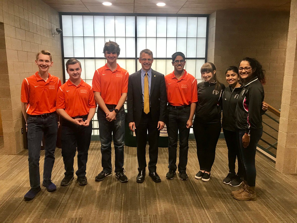Thanks for having us and <a href="/PonytailPosse/">Ponytail Posse 8808</a> at tonight's City Council meeting, <a href="/CityOfShoreview/">City of Shoreview</a>! We enjoyed sharing our experiences with <a href="/FIRSTweets/">FIRST</a> and #JustOne with you and MN Representative <a href="/RandyJessup/">Randy Jessup</a>. Thanks for the years of encouragement and support in all our STEM endeavors!