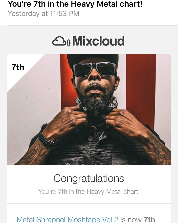 DjLORDofficial's tweet photo. ✨”7 is a MAGIC Number!”✨
🔥My #MoshTape is on the MOVE y’all...THANK YOU for the support!
(Vol.3 is in focus)🔥@MrChuckD @PeyoteCody @prophetsofrage
#FREEDOWNLOAD 📍Link also in my bio:
https://t.co/7pa5D4ubya
#ChuckD #DjLORD #HeavyMetal #HipHop #MetalShrapnel #PeyoteCody https://t.co/WvkDHwW6d6