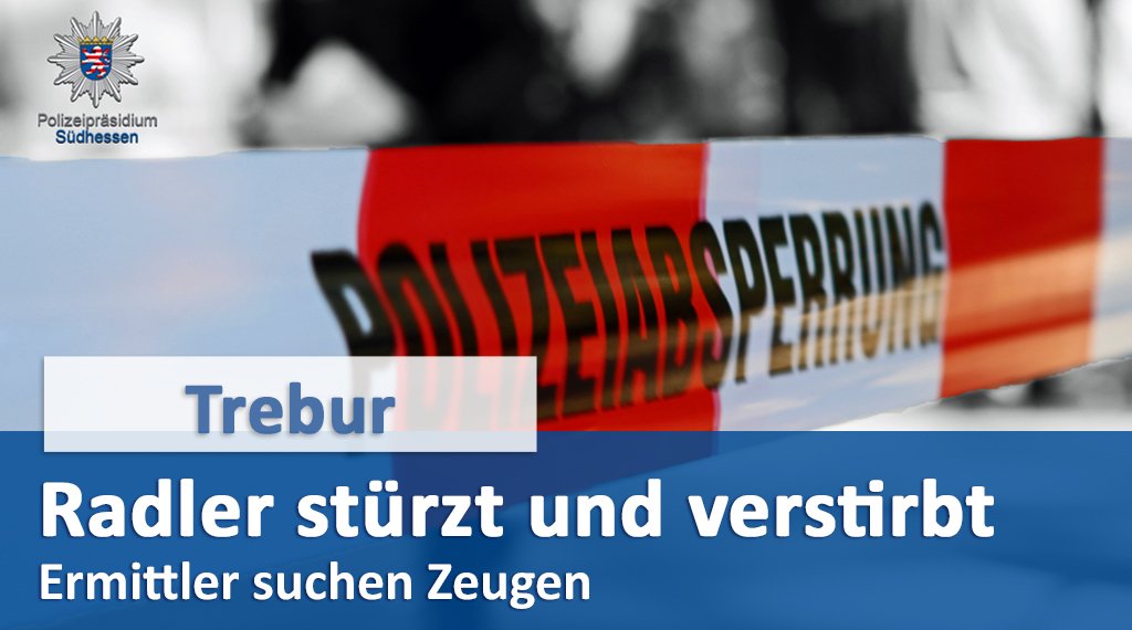 Polizei_SuedHE's tweet photo. Zeuge entdeckt leblose Person auf Radweg zwischen #Trebur und #Astheim
75-jähriger nach Sturz im Krankenhaus verstorben // Wir suchen Zeugen❗️
Mehr hier:
➡️ https://t.co/r5F70dSBwm https://t.co/w58XH9tqo1