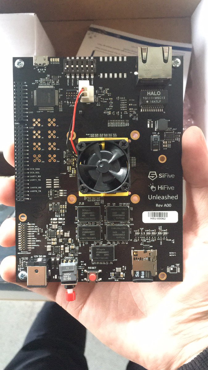 alex_xfguo's tweet photo. Am I the first one who get #HiFiveUnleashed in China? 😂@SiFiveInc @crowd_supply https://t.co/GDtSVVf7Ie
