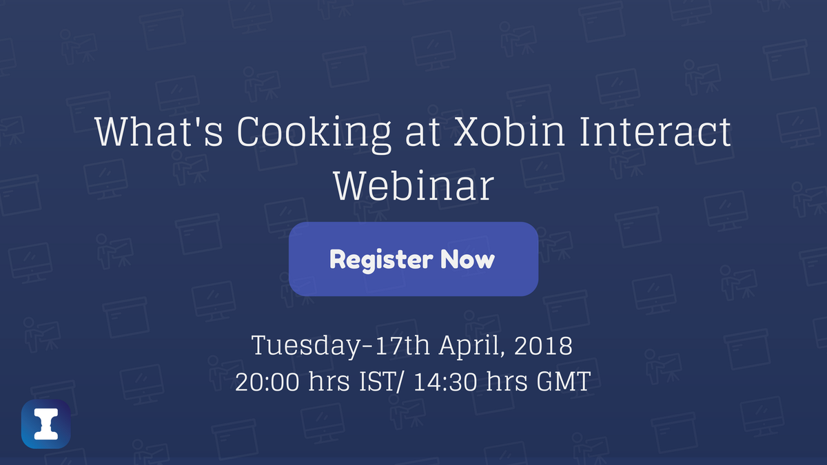Xobin_Interact's tweet photo. Join us for a webinar with our founder, @_Guruprakash on the product overview and unveiling of some new Uber-cool features for Xobin Interact. 
https://t.co/Av3veODu57
#Webinar #HRTech #hr #assessment #employment #updates #SaaS #HRSaaS #Recruitment #software #Webinars #free https://t.co/s4BI5Yqnbb
