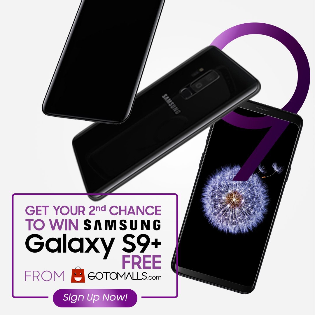 gotomalls's tweet photo. Kesempatan kedua buat dapetin Samsung Galaxy S9+ secara GRATIS dari GoToMalls! Cukup dengan SIGN UP dan memberikan PENILAIAN &amp; ULASAN di laman Mall dan Gerai (Store) yang ada di #GoToMallsDotCom aja lho! #SignUpReviewAndWin Sekarang juga! Daftar, klik https://t.co/OQ5TYDaPFQ https://t.co/u41g3I8HCM