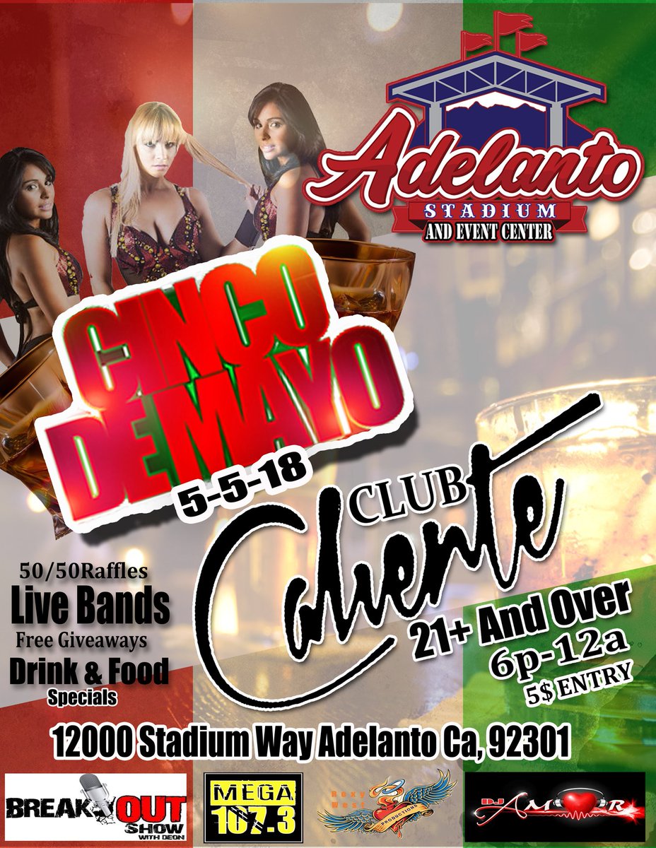 BreakOut_HD's tweet photo. #cincodemayo #hd #dabreakoutshow #breakoutshow #ClubCaliente #roxywest #support I'll see u there!!!! #freegiveaways https://t.co/E029HVJ82u