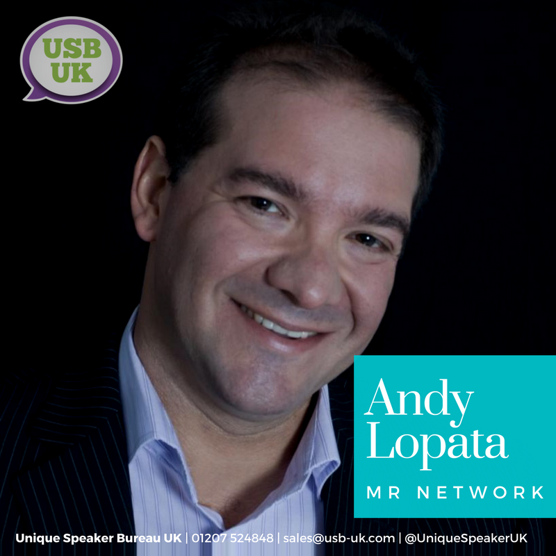 Labelled ‘Mr Network’, @AndyLopata was called one of Europe’s leading business networking strategists by the <a href="/FinancialTimes/">Financial Times</a> Do you need support on your #Networking #Strategy, #Skills or #SocialNetworking? Contact <a href="/UniqueSpeakerUK/">USB-UK</a> for details of Andy speaking at your next #event