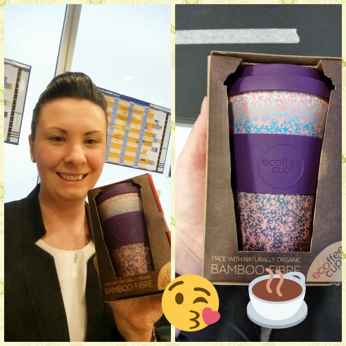 A happy own cup owner. 😍😊I will save ~300 papercups😲 a year with this!😉 #happy #owncup @iamivank  @LondonReedy @MarcinJoze  @Neringa57622386 @ZM876 @marine_casier