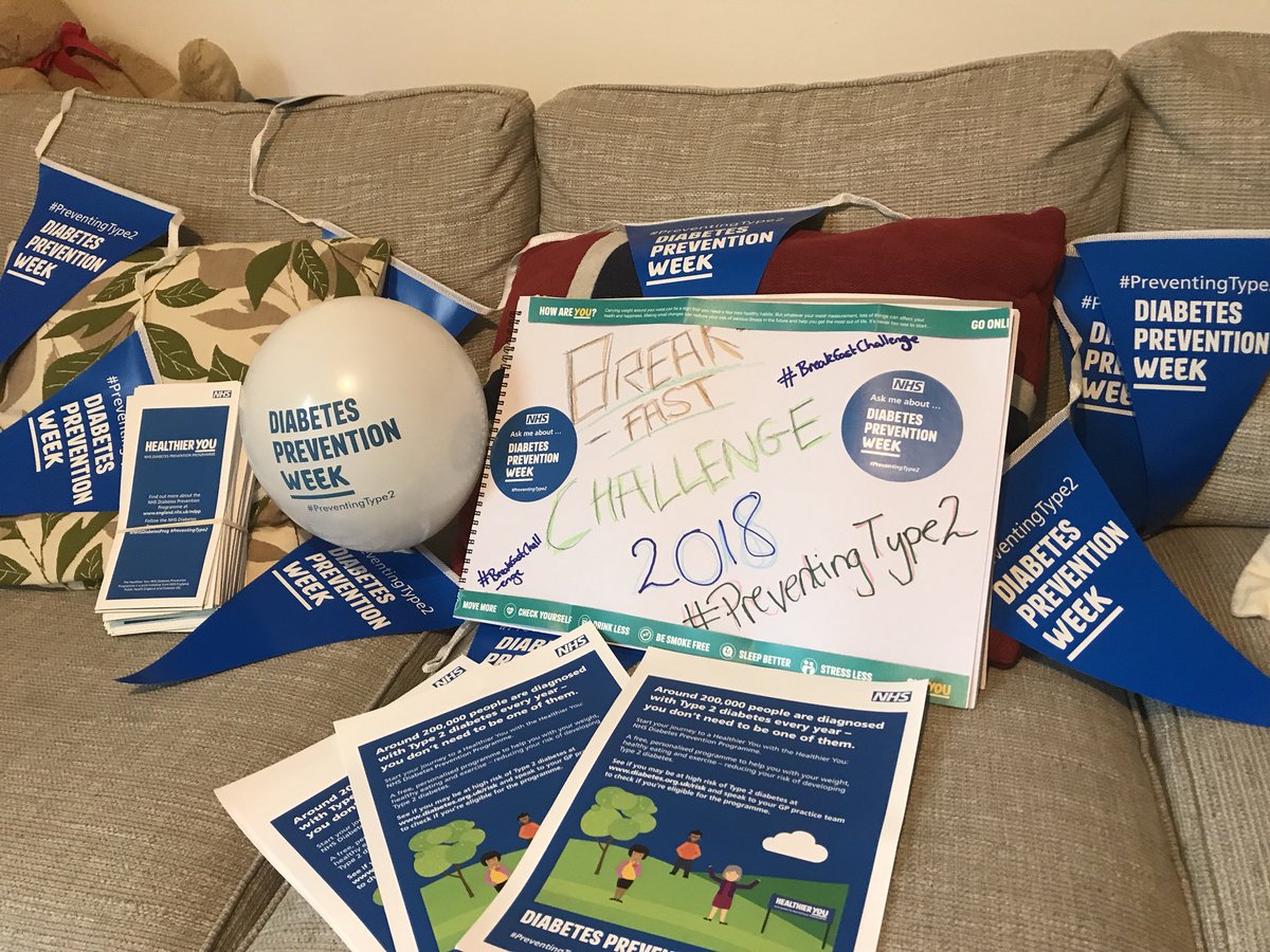 NHS's tweet photo. Good Morning, #Day2 of #PreventingType2 and #TomsJourney- Just under an hour to get your snaps of your start up meal in the #BreakfastChallenge (Post at anytime) The aim is to look at variation and how diet is different to all of us! #ImExcited #GetPosting #BreakfastChallenge https://t.co/raLR5X4v1X
