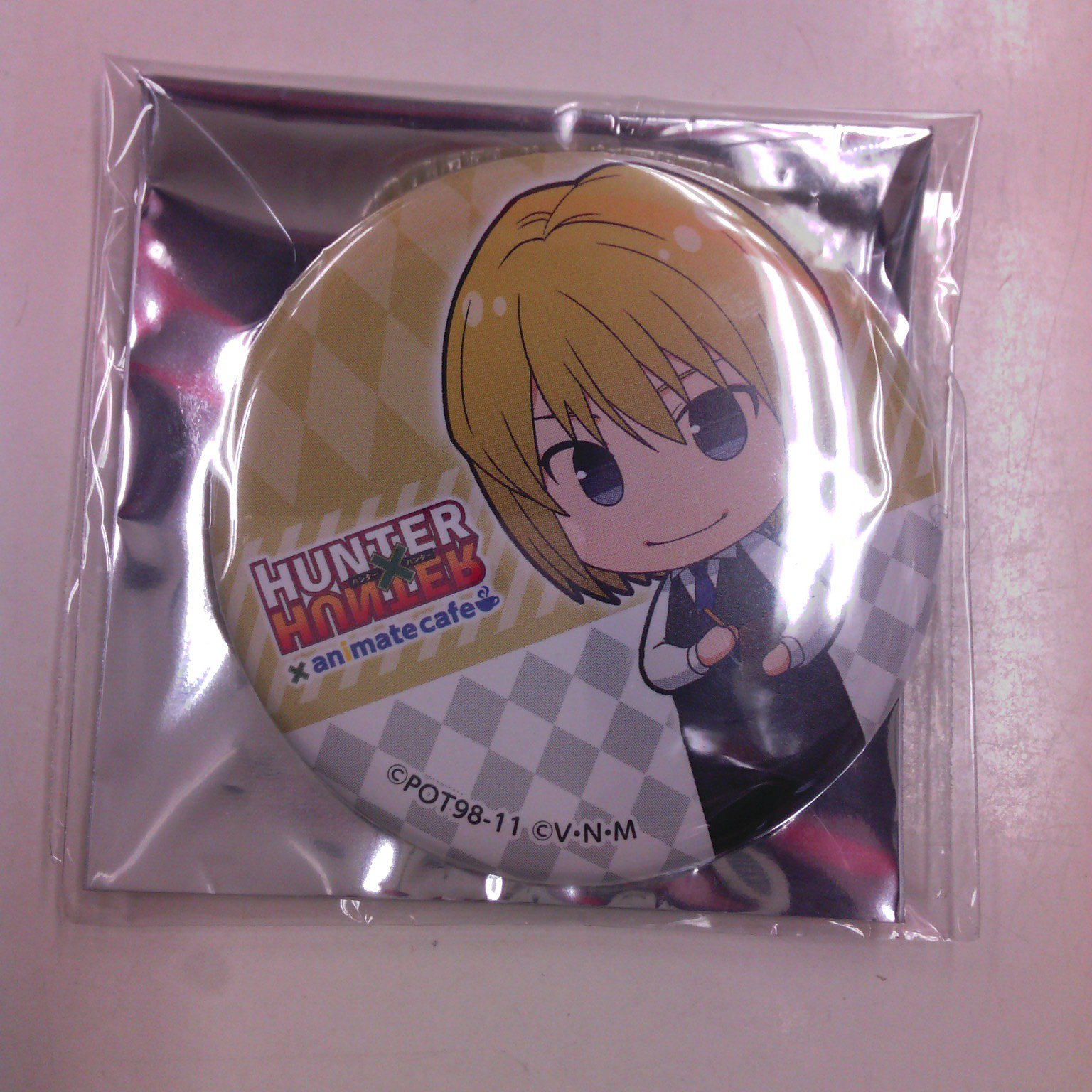 希少　レア　HUNTER×HUNTER アニメイトカフェ　缶バッジ　クラピカ 希少 レア HUNTER×HUNTER アニメイトカフェ 缶バッジ クラピカ