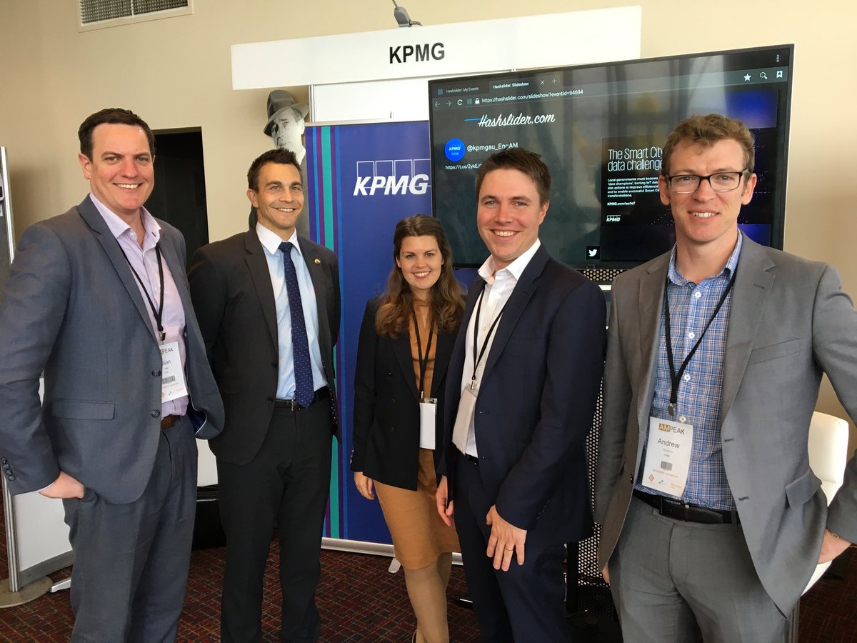 kpmgau_EngAM's tweet photo. Full house at #KPMGAMPEAK booth! @AndrewOcca @Julian_Watts #AMPEAK18 https://t.co/SnNDcDshN2