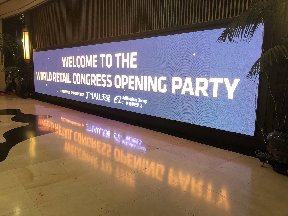 we_are_showcase's tweet photo. Opening party great success for @WorldRetail in a great venue @PlateaMAD now for the show!!! https://t.co/amHiUxOEhH