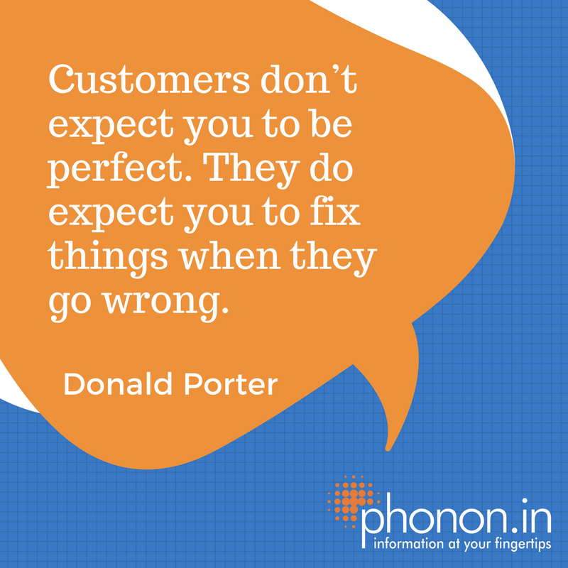 ph0n0n's tweet photo. #TuesdayThoughts
Customers don’t expect you to be perfect. They do expect you to fix things when they go wrong. #DonaldPorter
#custexp #CX #quotes #CustServ #BFSI #FinancialServices #Aviation #Travel #Chatbots #HappyCustomer #CustomerExperience https://t.co/KQW1voyIUE