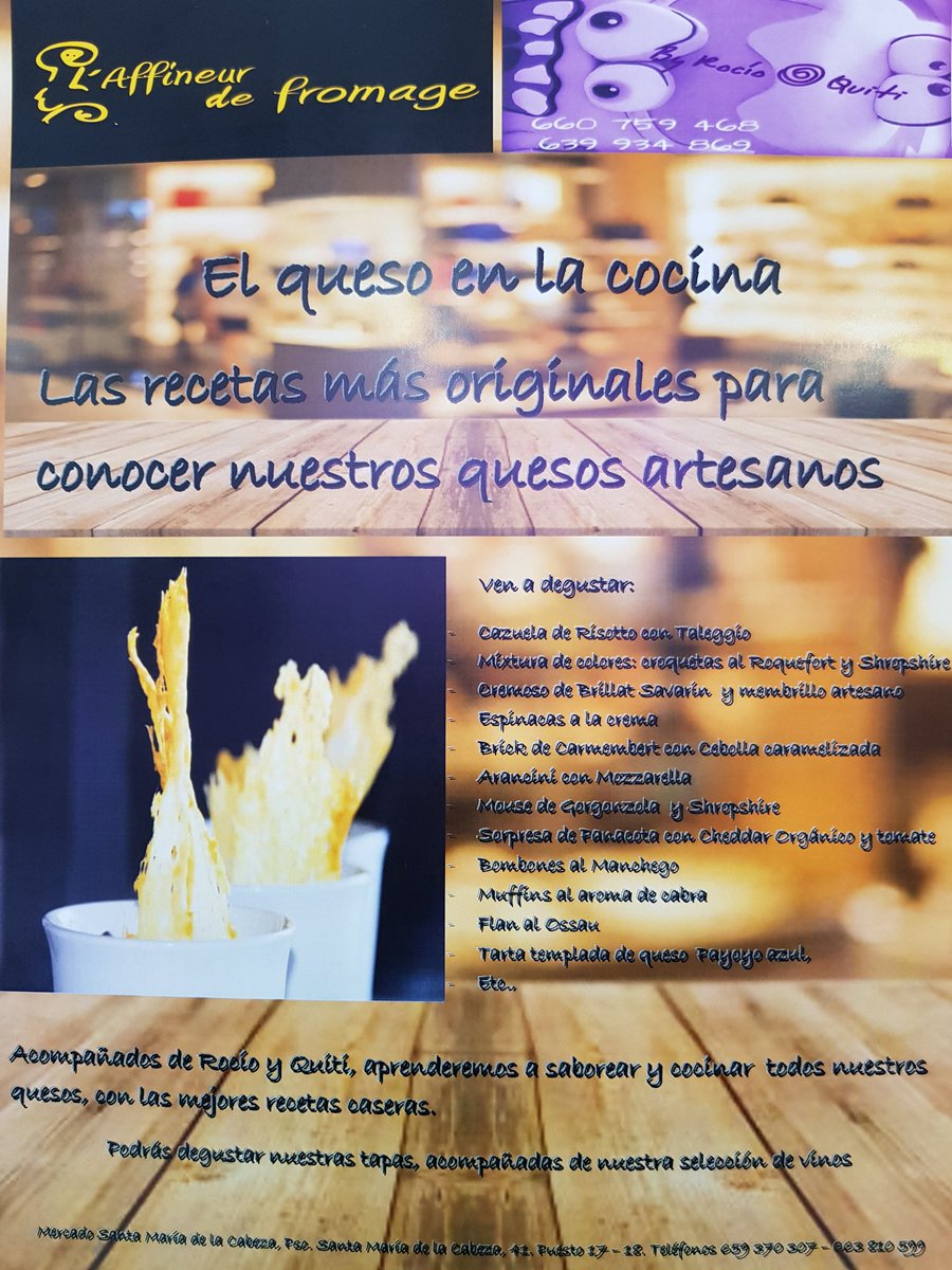 Mercado Santa María de la Cabeza ,día 21 a partir de las 10h.