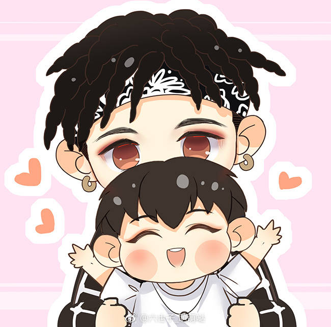 ZTAOTR's tweet photo. [#FANART] Street Dance of China'dan Viho ile lider Tao'nun bir fanartını yapmışlar. Liderimiz bebek olmuş oy oy. 😍😂🌸 #TAO #VIHO #StreetDanceofChina 

cr. 六也子_萌萌哒, noviaini https://t.co/T0rkmzFUFw
