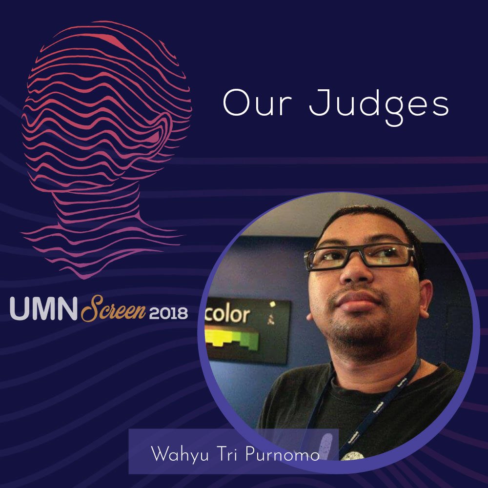 Wahyu Tri Purnomo
Sound designer yang terlibat dalam produksi film Night Bus (2017), Posesif (2017), dan My Generation (2017). Mas Wahyu akan menjadi salah satu juri pada lomba storyboard, character design, dan sound design.