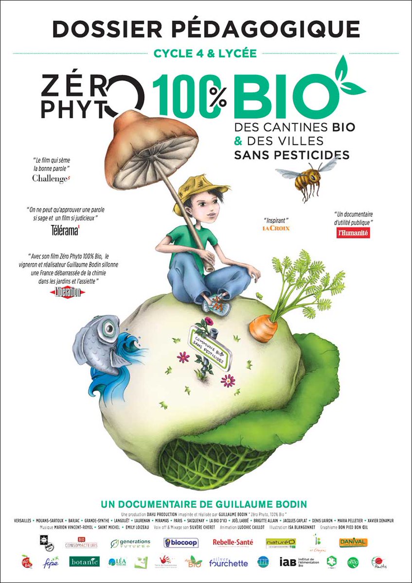 Afin d'accompagner au mieux les professeurs et les élèves de la 4ème à la Terminale, nous avons conçu ce dossier pédagogique pour travailler en classe sur le documentaire. À télécharger ici ►► dahu.bio/films/zero-phy…