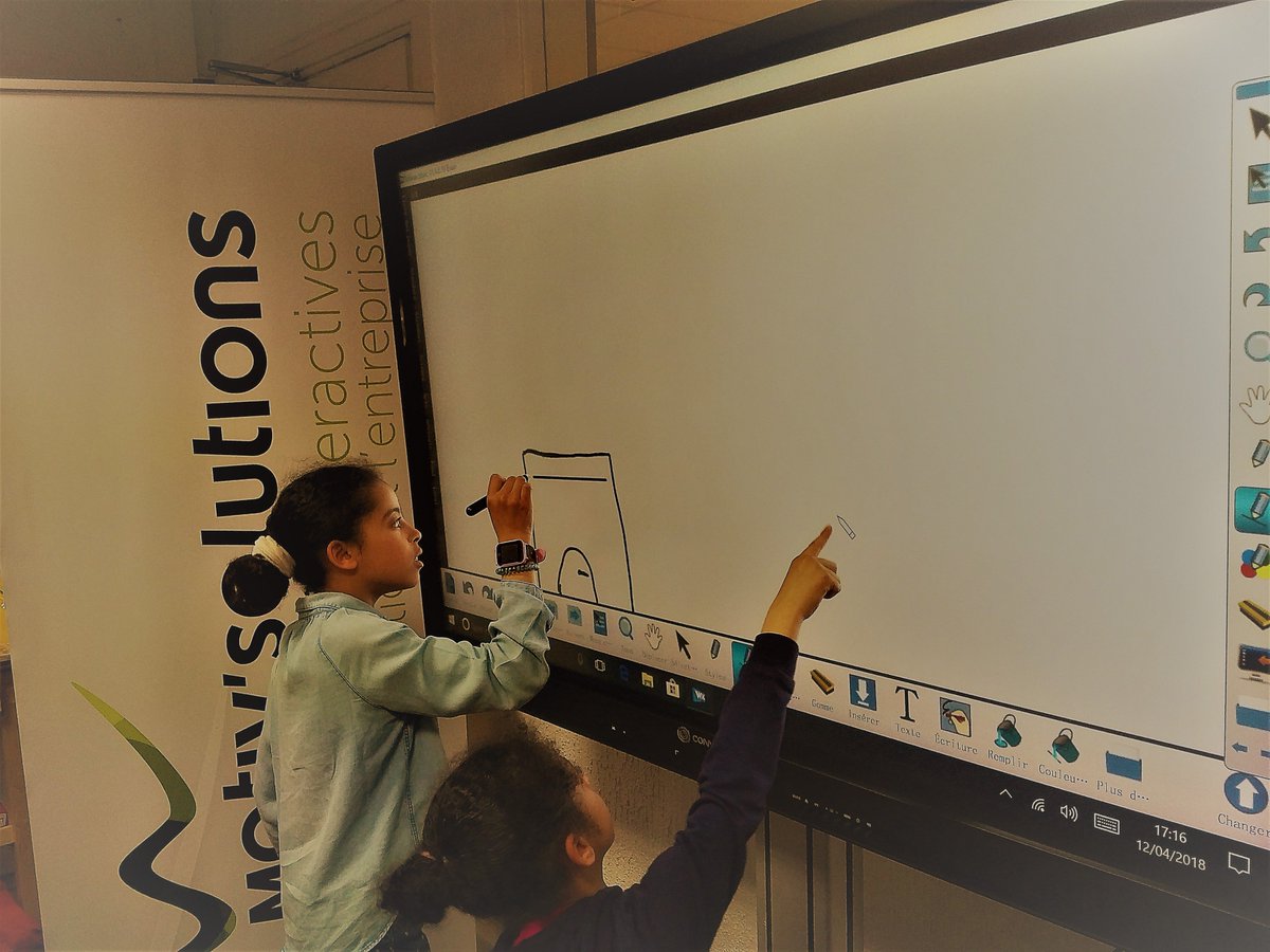 MotivSolutions1's tweet photo. Sur nos écrans connectscreen ! Intéragissez à plusieurs, de manière simultané, en toute simplicité , avec ou sans stylet.
@BoiteOutilsNum
@educatectice
@Edu_Num
#connectscreen
#marquefrançaise
#distributice
@Tamaplace33
@infosdudigital https://t.co/8K1MkaSyrv