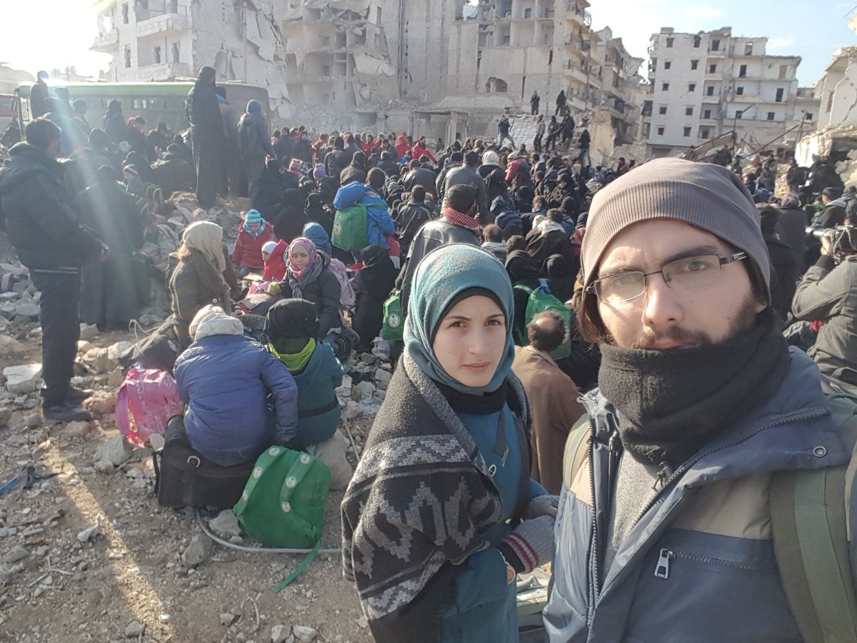 #Syrian #filmmaker, Hasan Kattan, has been documenting the exodus from #Aleppo. What sets 'The Day We Left Aleppo' apart from his other stories? youtube.com/watch?v=Dqs-K1…