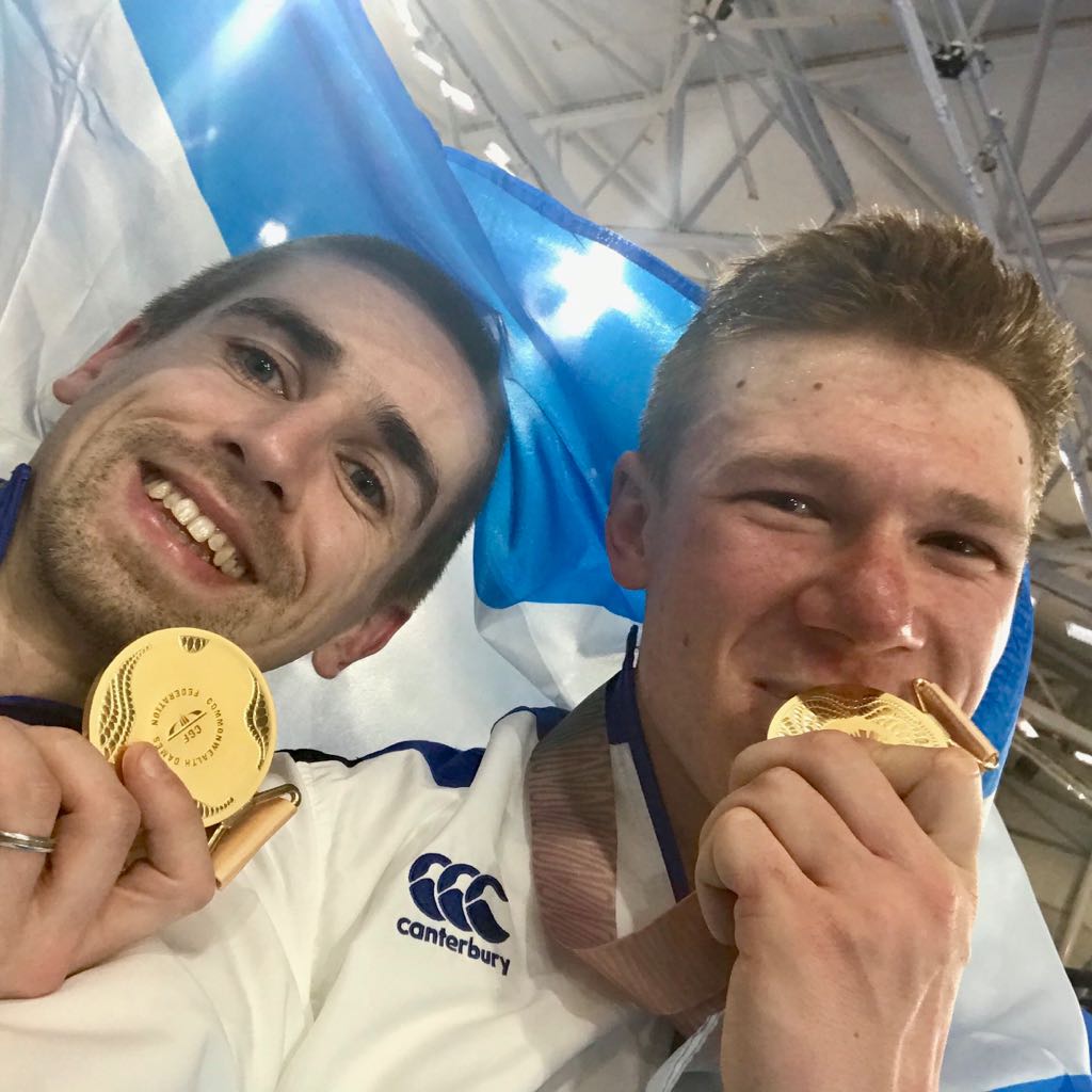 Team_Scotland's tweet photo. That feeling when you win gold in a new Commonwealth Games record! #TeamScot2018 #GC2018 https://t.co/TyxgefT4Np