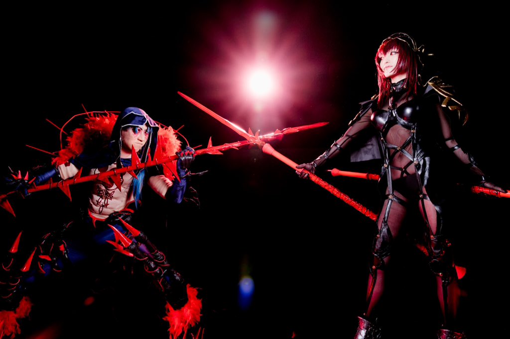 YuunaUzuki_m's tweet photo. オルタニキvsスカサハ
今までで一番強そうで迫力あるお写真です。ありがとうございます😆😆😆
オルタニキ→つるさん@turuaun 
Photo→りょうさん@Ryow181
effect→鳳琥珀さん@023freak
studio→コスナ@cosna 
#cosplay  #FateGO https://t.co/12GLuqGHDe