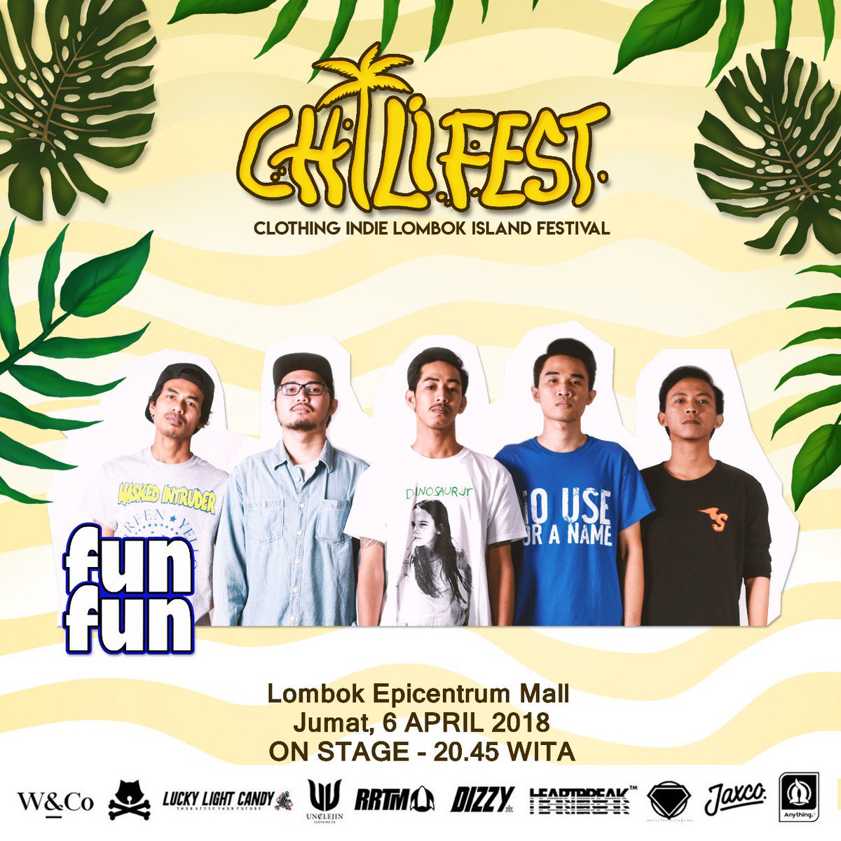 Besok! FUNFUN dihari pertama chilifest, datang lebih awal, jangan sampai kehabisan diskon brand2 keren lainnya :)