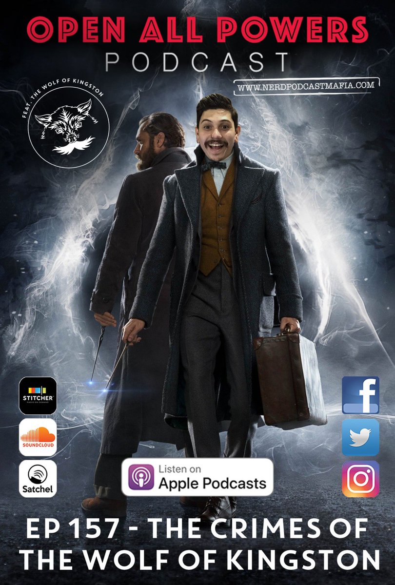 openallpowers's tweet image. &amp;lt;&amp;lt;BRAND NEW EPISODE&amp;gt;&amp;gt; (157)
The Crimes of The Wolf of Kingston
•
soundcloud.com/open-all-power…
•
#PodernFamily #PodcastMafia #BritPodScene