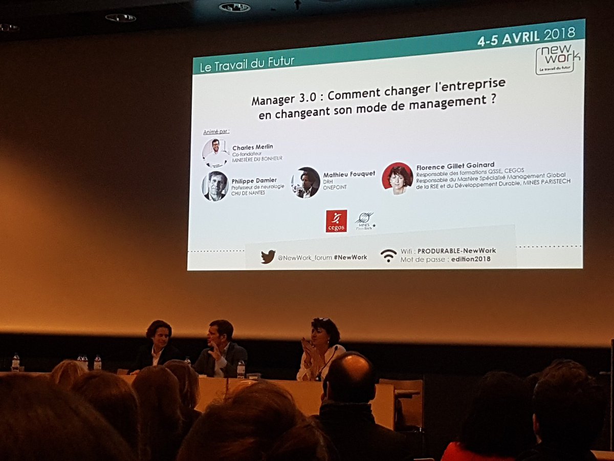 JimmyMerlet's tweet image. 🔴 #PRODURABLE2018

➡ Quand la #neuroscience 🔬rencontre le #management👷 avec @PhDamier professeur de neurologie au @CHUnantes

#RSE #Science #management30