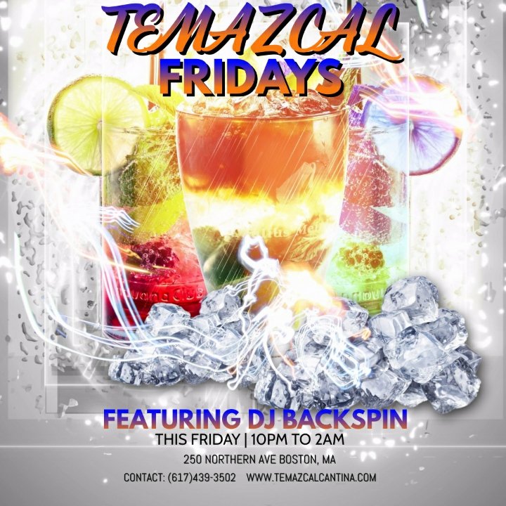DJBACKSPIN01's tweet photo. Wepa! This Friday im making my way back to the #seaport! I'll be rocking the decks at @temazcalcantina! Dope views of Boston, good food, signature drinks, & music by yours truly! If you in town come through! #djcityboston๐ฏ๐ง๐ฅ๐ธ๐ป๐ฅ๐
.
.
.
.
Flyer design by: #Backspincreations https://t.co/ZT5SlEMcna