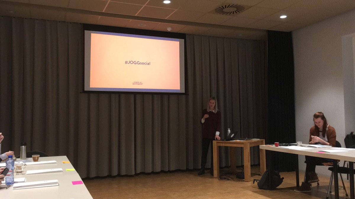 #joggsocial. Social media training voor onze JOGG regisseur! Goede communicatie is het halve werk! #joggit