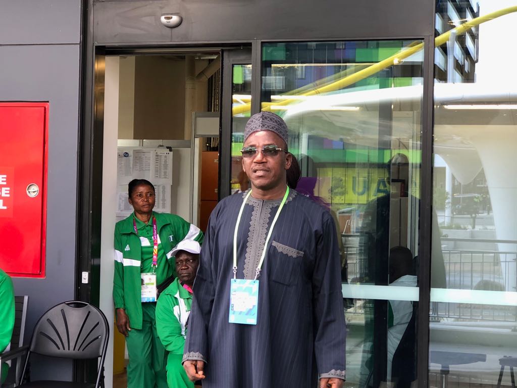 NigeriansinQLD's tweet photo. Our Athletes are here! #GC2018 has began! GreenWhiteGreen will do us proud. https://t.co/XUl2QGMVr7