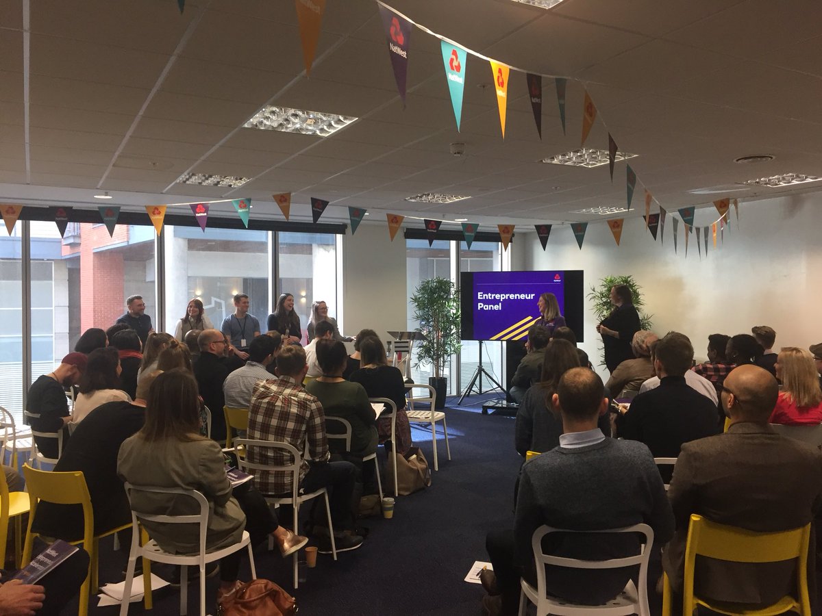 Our current entrepreneurs sharing their thoughts 💭 with our new entrepreneurs! Thank you 😊 how you support and encourage one another is powering us all #PowerUp