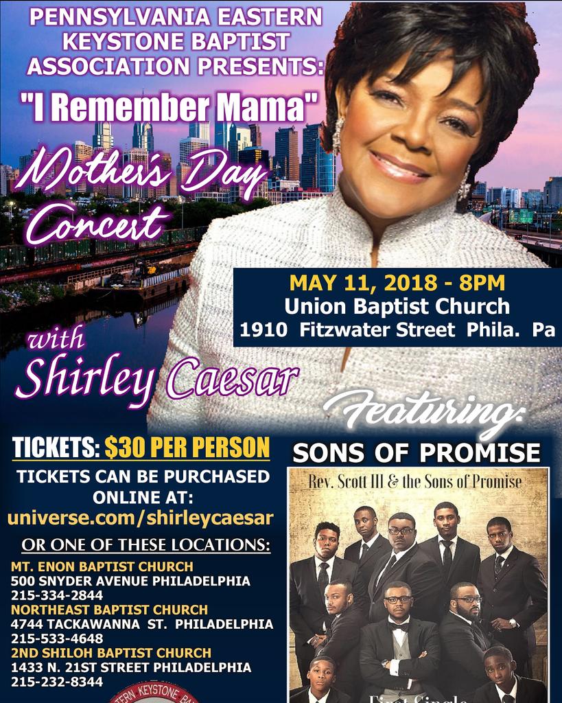 PEKBAssociation's tweet photo. She’s coming back by popular demand!  Get your tickets before they sell out!!! #pekba #mothersday https://t.co/Y9pT9aWzkq