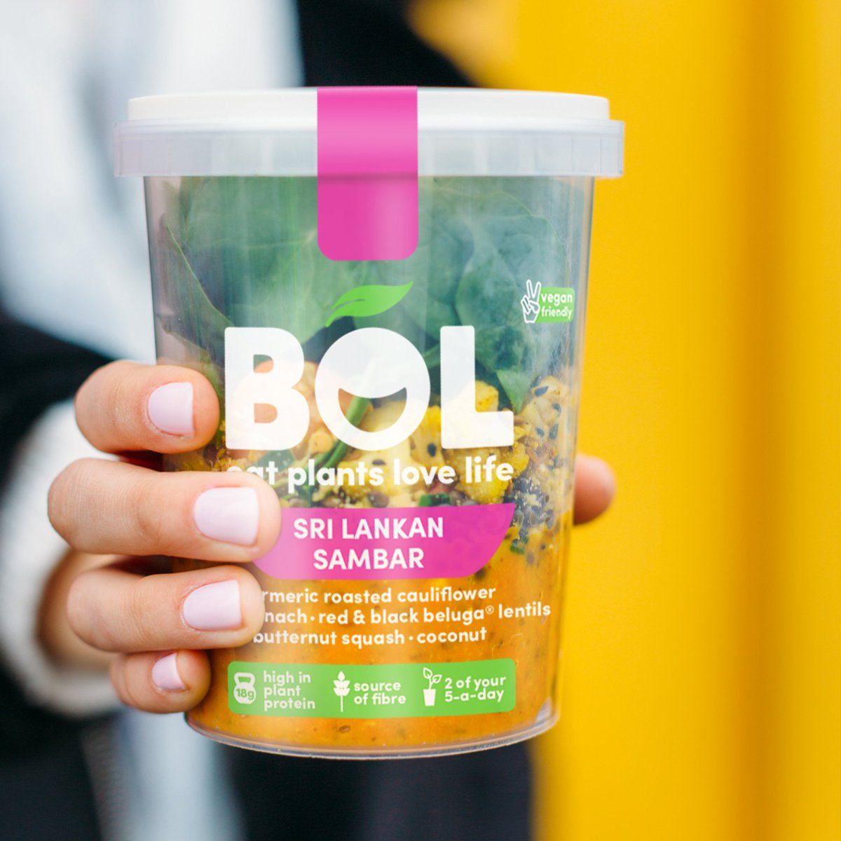 “Shout out to <a href="/BolFoods/">BOL Foods</a> who have fully converted me into a lunchtime vegan #MeatFreeLunch” - Shout out to you <a href="/Blablablarrgh/">Jamie 🦕</a> for joining the journey! 👏🏻🌱