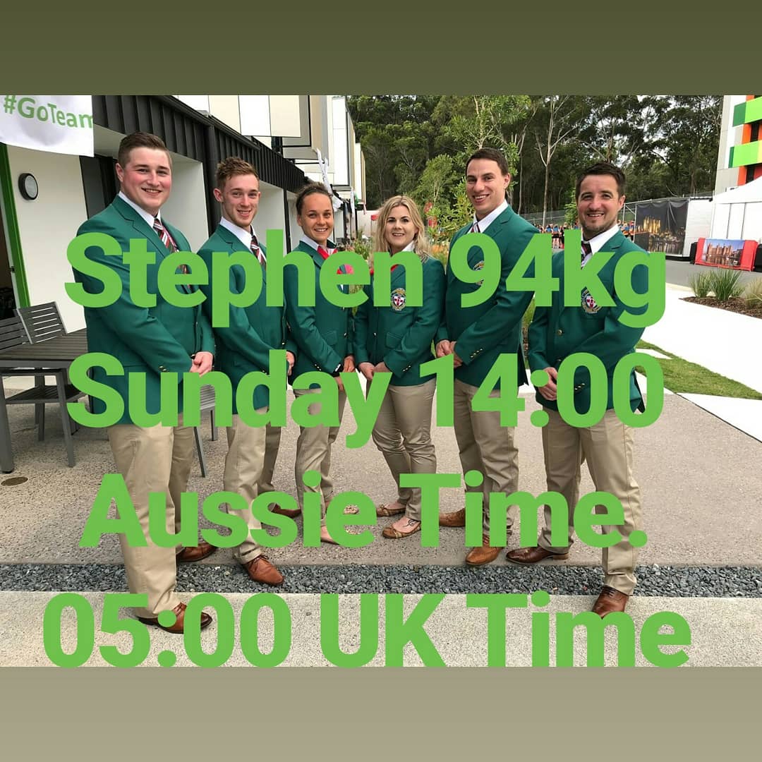 niweightlifting's tweet photo. Check out the times for our lifters.

@GoTeamNI @FemSportsForum @GC2018 @mea_bc @ANBoroughMayor @ANBorough @belfastcc @BelLiveSport @BelTel @BelTel_Sport @GBWeightLifting https://t.co/RURs0jzCXL