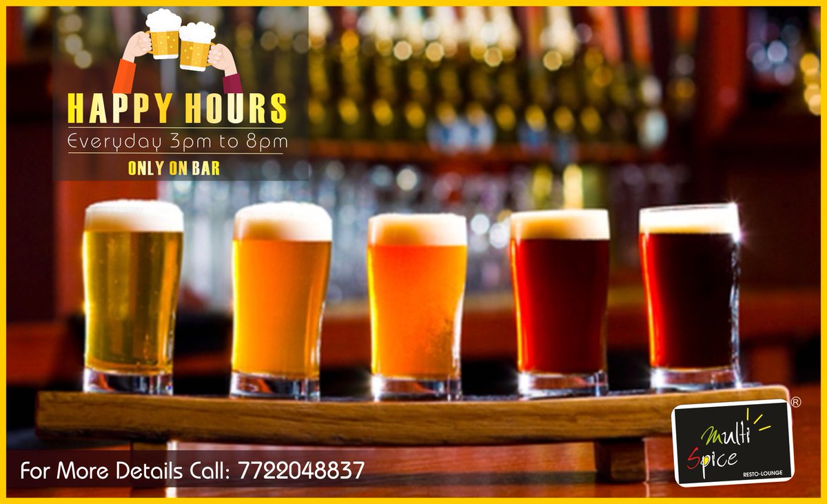 MultispiceResto's tweet photo. #Offer like this comes everyday...#HappyHours @ #MultispiceRestoLounge..

For More Details Call: 7722048837 or 020-65235728
Visit : https://t.co/u5vHxm01Y5 
.
.
.
#MultiSpice #celebrationsatmultispice #bar #lounge #unlimitedbuffet #imfl #cocktailbuffet #corporate #chicken https://t.co/SPMTDnEXX9