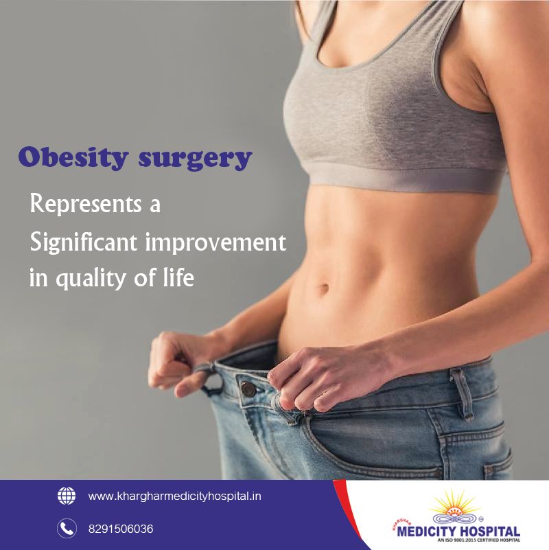 MedicityHosp's tweet photo. Bariatric Surgery at Kharghar Medicity Hospital , represents a significant improvement in the quality of life. https://t.co/QgfhxxSbf8