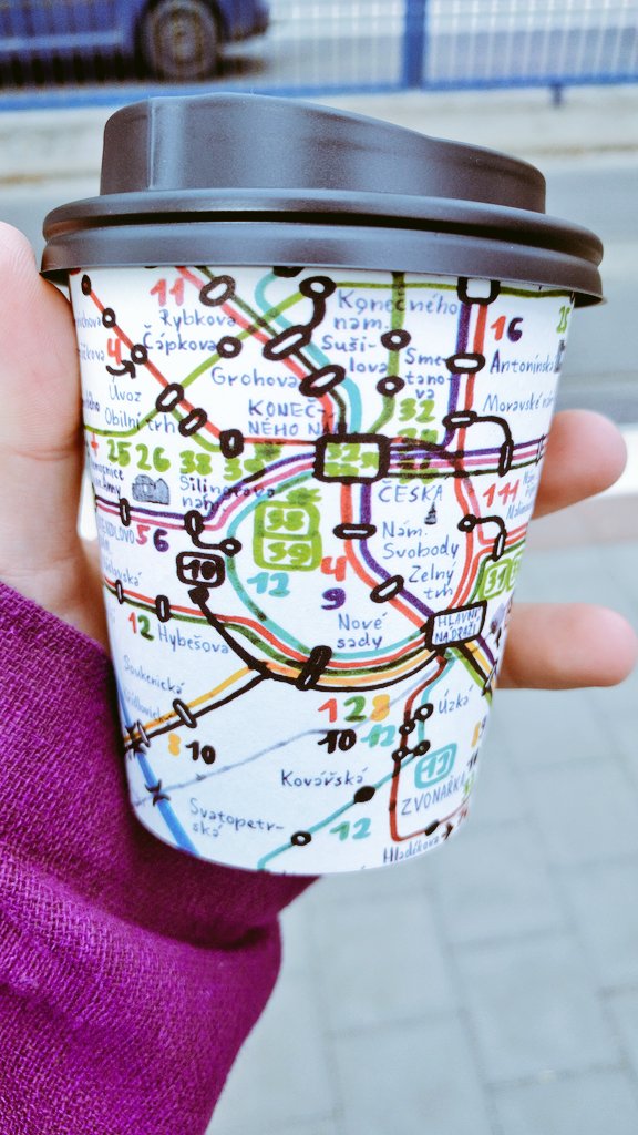 rionka's tweet photo. #kofikofi Klusáčkova: dnes s krásnými kelímky od Matěje #maappi ☕#Brno https://t.co/0M5toEEbgP