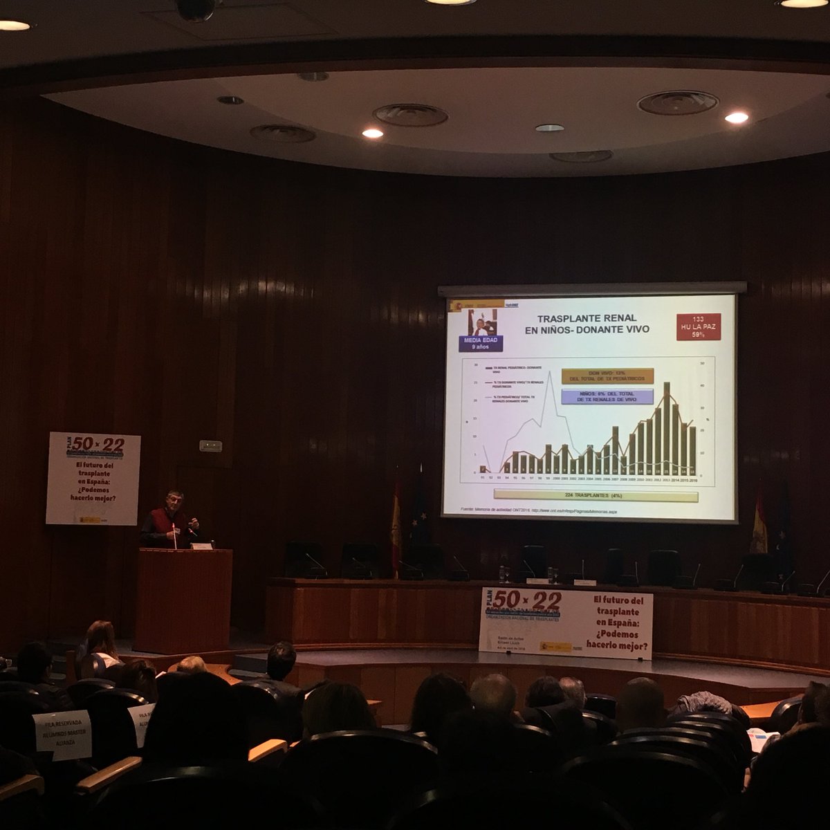 Segundo día de  #plan50X22 en <a href="/sanidadgob/">Ministerio de Sanidad</a> #ONT <a href="/ONT_esp/">Organización Nacional de Trasplantes</a> 
Comenzando con los retos en la donación pediátrica, con Juan Galán, Coordinador de Trasplantes del H. La Fe