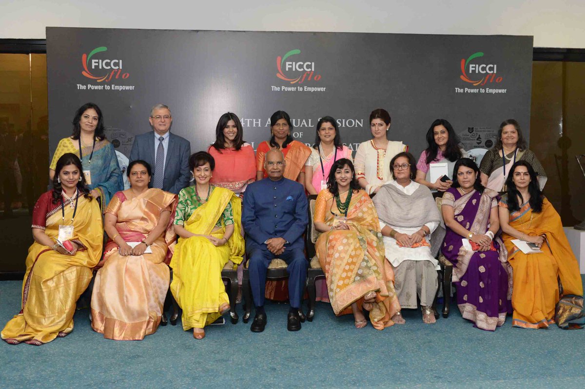 #PresidentKovind addresses 34th annual session of FICCI Ladies Organisation; says honest citizens ultimately bear burden of bank defaults, lauds repayment record of MUDRA borrowers