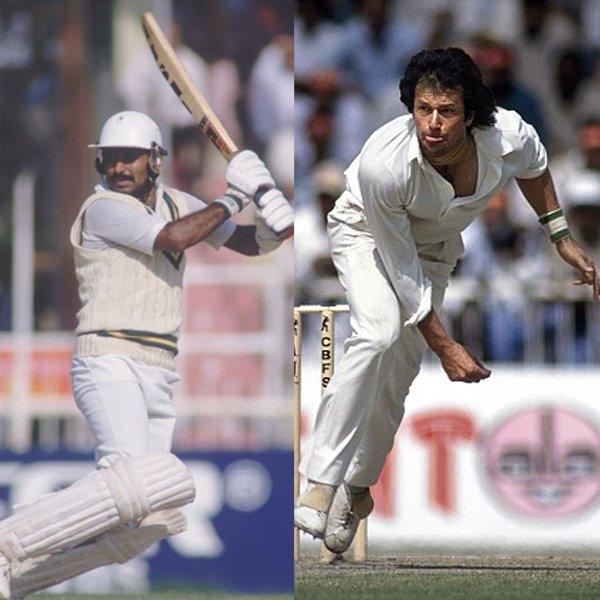 TheRealPCB's tweet photo. #OnThisDay in 1988, Pakistan became the first visiting team to win a Test in the Caribbean for ten years when they beat West Indies by nine wickets in Guyana. Imran Khan took 11 wickets and Javed Miandad made a marvellous 114. 
#PAKvWI https://t.co/DDW54j2lfi