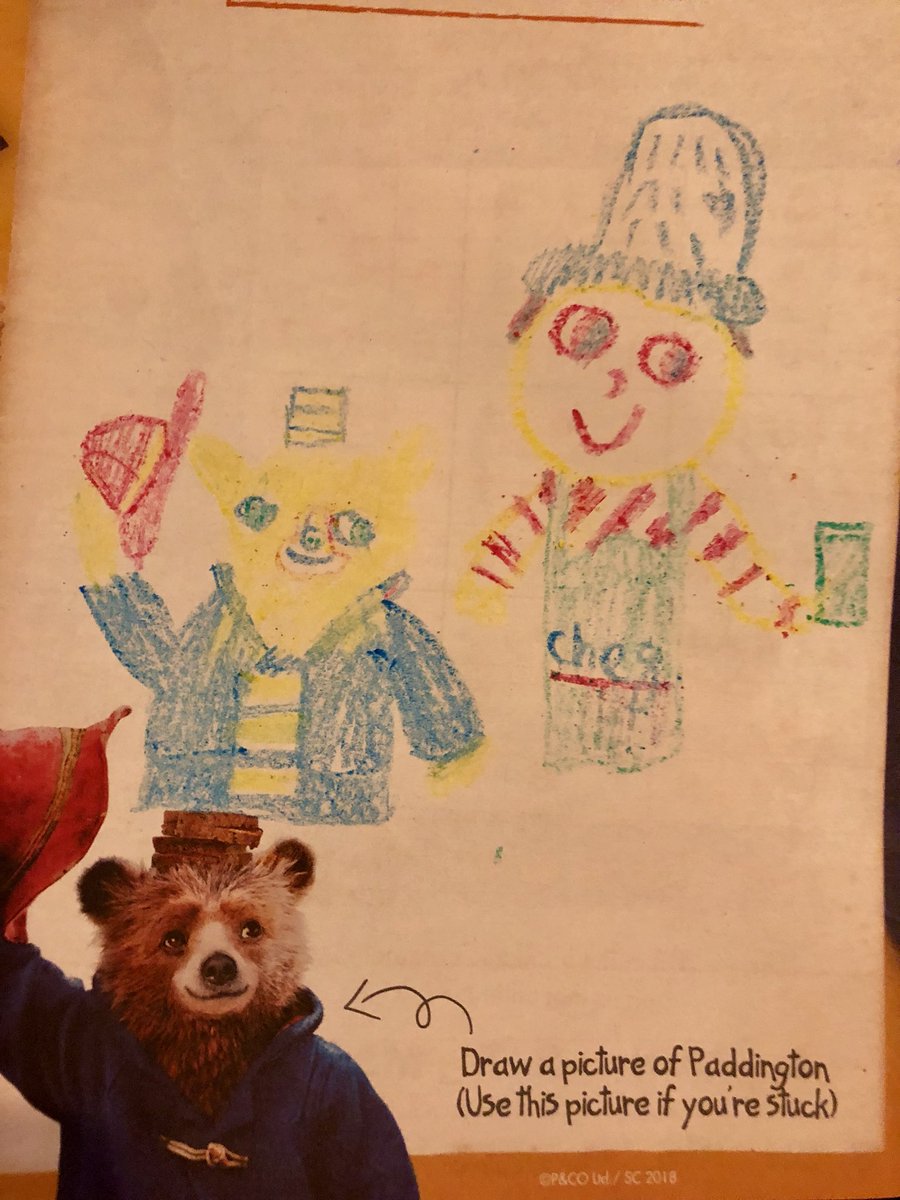 HicksElliot's tweet photo. @Big_Bella #BellaPaddington2 Amazing pic from 8yr old Amber Hicks on holiday at Center Parcs Longleat amazing meal and service!! https://t.co/xFcEwHHRac