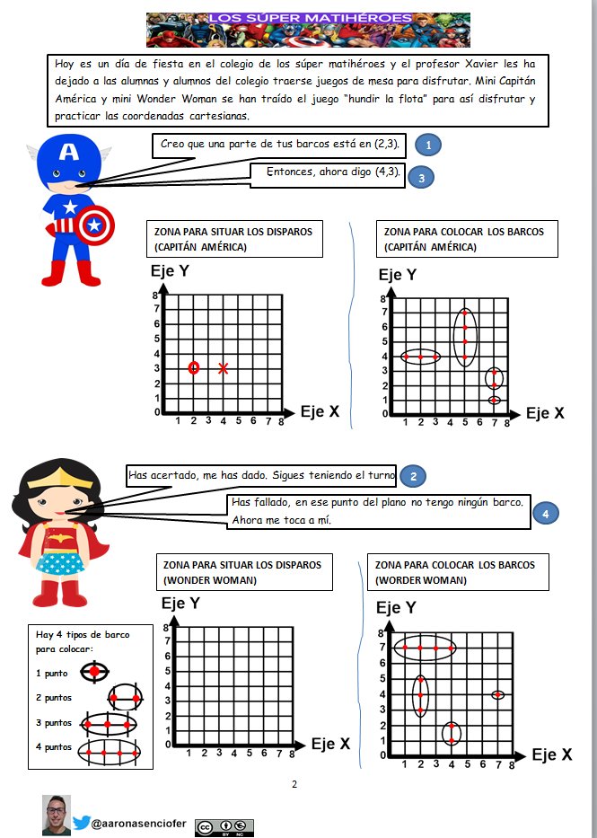 aaronasenciofer's tweet photo. Nueva entrega de los súper matihéroes con sus intrépidas aventuras en el capítulo 8 de esta saga https://t.co/WLtpevFCRP Espero que os gusten y os sean de utilidad en vuestras clases @flipped_primary @dchicapardo @maths4everthink @juanfisicahr @manuparadas @manueljesusF @EducWeb https://t.co/g5bEPAIajv