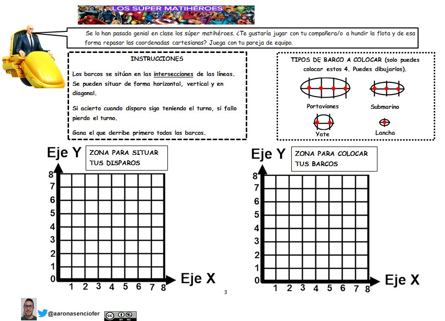 aaronasenciofer's tweet photo. Nueva entrega de los súper matihéroes con sus intrépidas aventuras en el capítulo 8 de esta saga https://t.co/WLtpevFCRP Espero que os gusten y os sean de utilidad en vuestras clases @flipped_primary @dchicapardo @maths4everthink @juanfisicahr @manuparadas @manueljesusF @EducWeb https://t.co/g5bEPAIajv