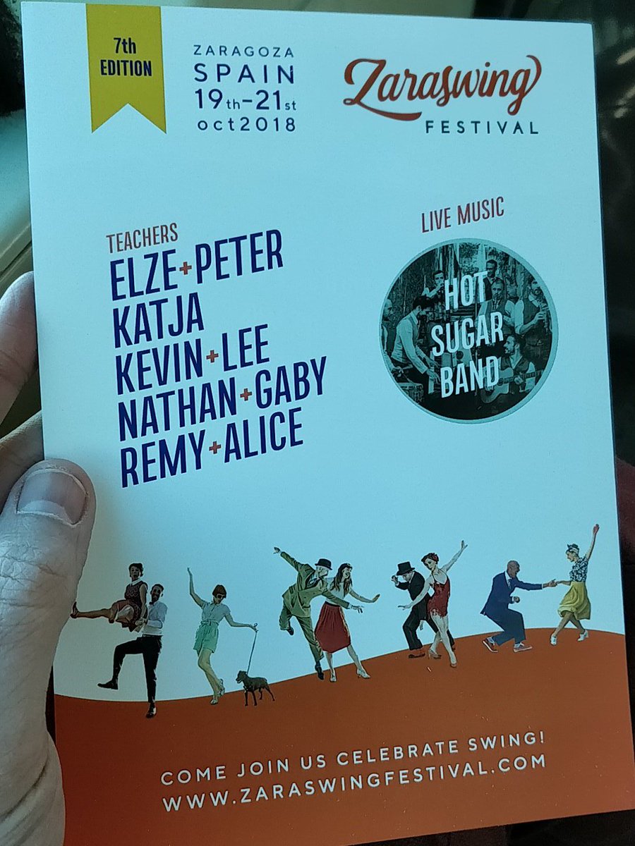 JorgeCuadri's tweet photo. Qué gusto venir al @SevillaSwing, a través de su iniciativa #SwingingEurope, a presentar y representar a nuestra @zaraswing y nuestro Zaraswing Festival https://t.co/YsBig5jOPd https://t.co/C600uyX0Tn