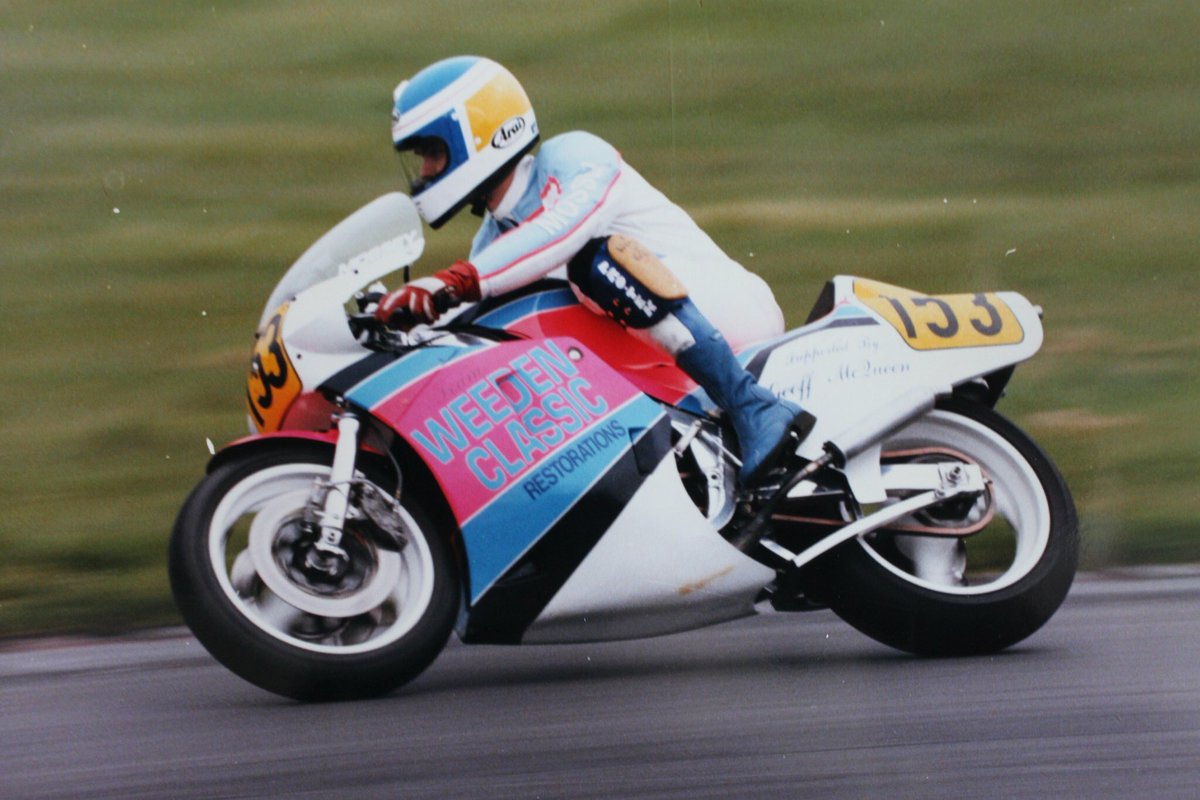 LukeMossey12's tweet photo. #ThrowbackThursday to the old man on his RG500 ✊🏻 #teammossey #dadracing #2strokes https://t.co/XHuYb494TJ