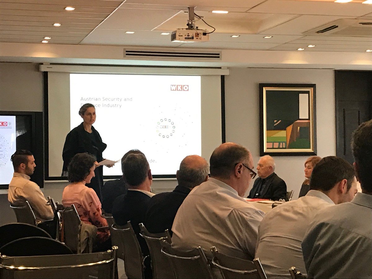DTK_Electronics's tweet photo. Mrs. Urike Straka  - Commercial Attache at Austrian Embassy in Bulgaria presenting Austrian industry and investments in Bulgaria. @austria_in_bg https://t.co/apPpaA1qEZ