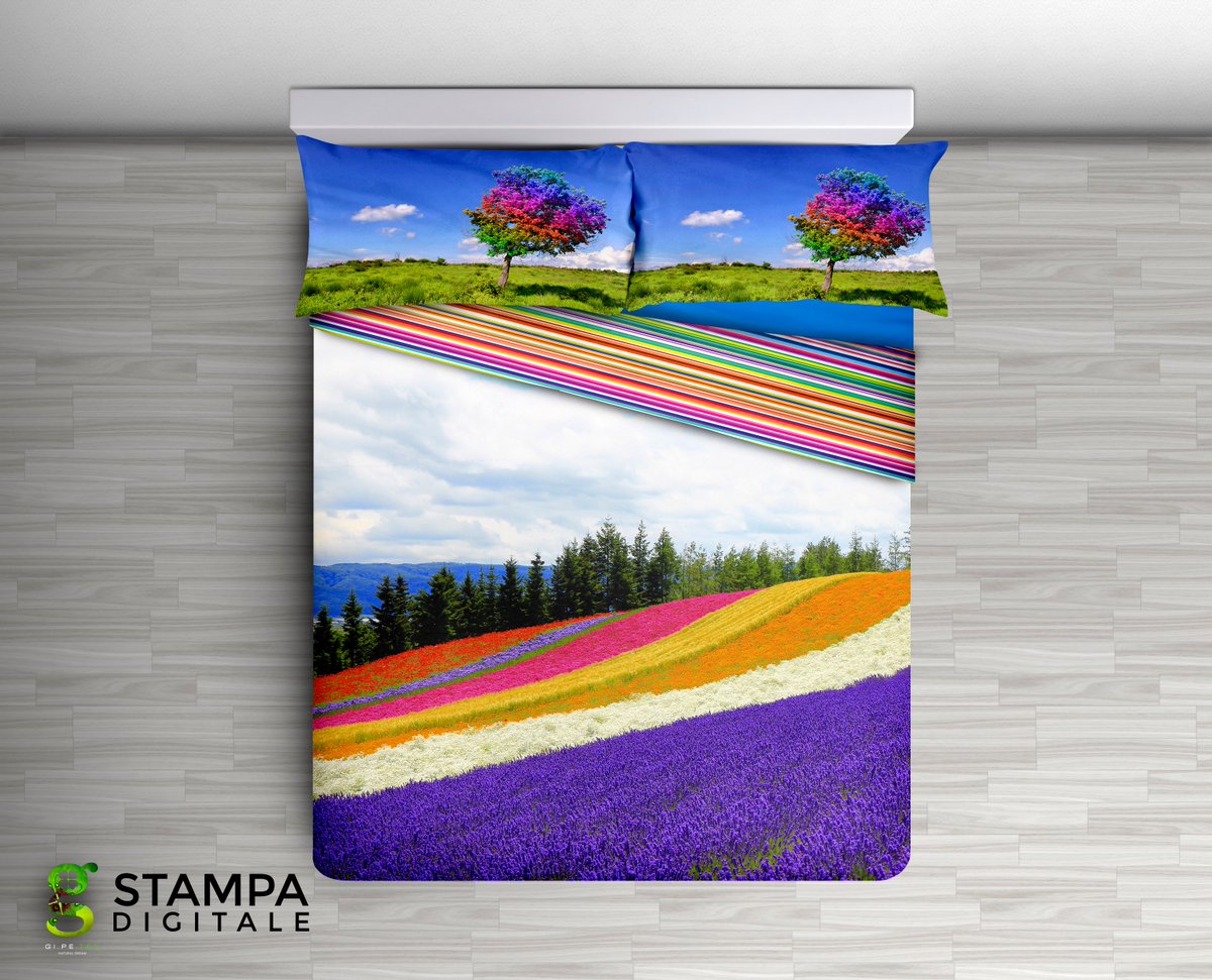 gipetex's tweet photo. Una natura fresca e colorata è la protagonista dei nostri nuovi digitali! #gipetex #digitale #summer #copripiumino @lenzuolocopriletto #natura #colore https://t.co/YsjFF4I4PE