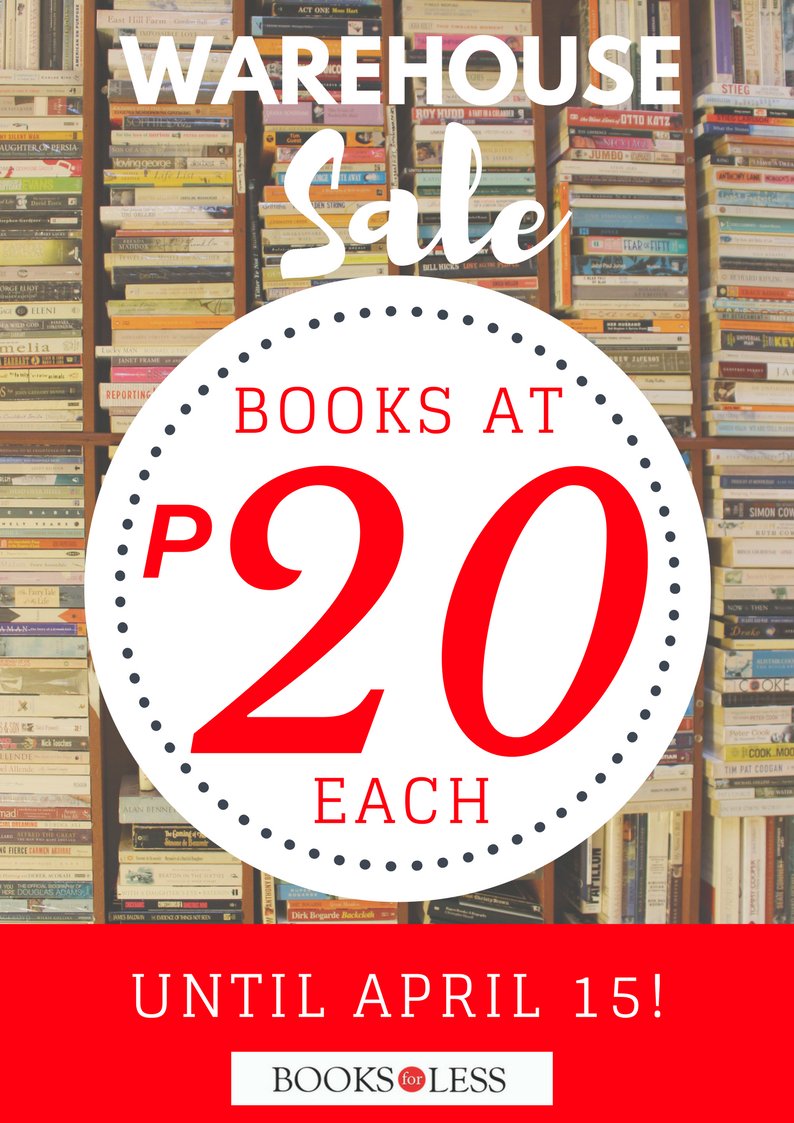 booksforlessph's tweet photo. Last hooray! BFL Warehouse Sale is until April 15 only!
Located at 643 Frankfurt St., Mercedes Avenue, San Miguel, Pasig. Open every day from 8am up to 5pm. https://t.co/zWDYspMJMK