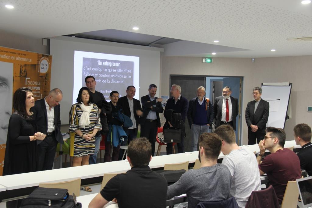 IPI_SUP's tweet image. Campus #Albi : Démarrage du BLAB, séminaire de création d&apos;entreprise, en présence de nombreux chefs d&apos;entreprises tarnais. Merci à eux pour leur implication. #Mécanuméric #CRM #FreyssinetAéro .....